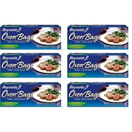 Reynolds B Oven Cooking Large Size for Meats & Poultry up to 8-Pounds 5 Count Boxes Pack of 6 30 Bags Total