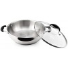 AVACRAFT 18 10 Stainless Steel Everyday Pan Stir Fry Pan with Five-Ply Base Chef’s Pan with Glass Lid Multipurpose Stewpot Skillet Saute Pan Casserole in Pots and Pans 11 Inch