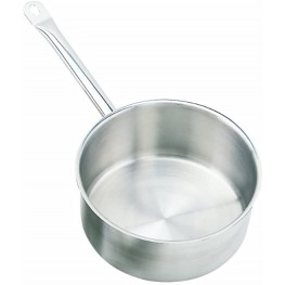 Crestware 2.625-Quart Stainless Steel Saute Pan with Pan Cover
