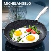 MICHELANGELO Hard Anodized Nonstick Frying Pan Set 8 & 10 Frying Pans Nonstick Non Sticking Frying Pan Set Cooking Pan Set Nonstick Skillet with Stone-derived Coating 2 Piece set 8 & 10 Inch