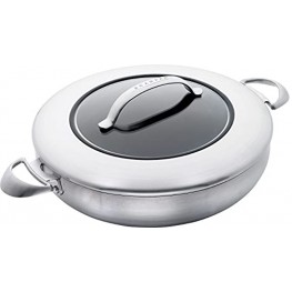 Scanpan CTX 12-3 4-Inch Covered Chef's Pan SC10102 12.75 IN Stainless Steel