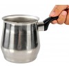 HOME-X Stainless-Steel Melting Pots-Set of 2 Mini Saucepans with Pouring Spout Stovetop Milk Warmer Turkish Coffee Maker Gravy Warmer Butter Melting Pot Set of 2 Stainless Steel