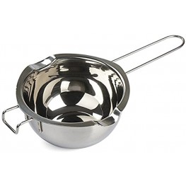 Rykey 480ML Melting Pot Stainless Steel 304 Premium Quality Double Boiler Pot for Melting Chocolate Wax Candy and Candle Making