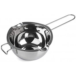 Stainless Steel Double Boiler Pot for Melting Chocolate Candy and Candle Making 18 8 Steel 2 Cup Capacity 480ML