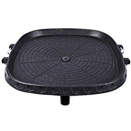 CAMPMAX Korean BBQ Grill Pan with Maifan Stone Coated Surface Non-Stick Smokeless Stovetop BBQ Grill Plate for Indoor Outdoor 12.5"