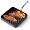 Cooks Standard Hard Anodized Nonstick Square Grill Pan 11 x 11-Inch Black