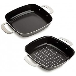 Cuisinart CGT-600 Non-Stick Pan Set Grill Cookware 9 x 9 x 2-Inch