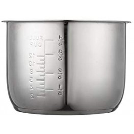 GJS Gourmet Stainless Steel Inner Pot Compatible with Mueller 10-in-1 6Q Electric Pressure Cooker ML100A-M01 and GT601-M09 Stainless Steel 6-Quart. This pot is not created or sold by Mueller.