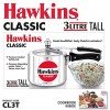 HAWKIN Classic CL3T 3-Liter New Improved Aluminum Pressure Cooker Small Silver