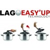 Lagostina Domina Vitamin Lagoeasy'Up Pressure Cooker 7 Litres Stainless Steel 18 15