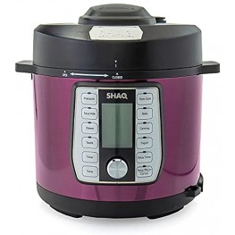 SHAQ Shaq Pot 8 qt Digital Stainless Steel Pressure Cooker Purple