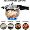 Stainless Steel Pressure Cooker Cookware rice cooker about 2-5 person use 5.2 quert explosion-proof Thickened Safety home use durable