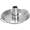 Beer Can Chicken Roaster Rack Holder Stainless Steel Vertical BBQ Roasting Large Size Round Pan