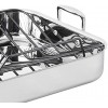 Le Creuset Stainless Steel Roasting Pan with Nonstick Rack 16.25 x 13.25