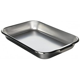 Vollrath 61230 3.5 Qt Bake and Roast Pan Stainless Steel 14-7 8 x 10-1 4 x 2-inch Silver