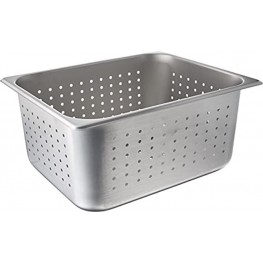 Winco  Half Size 6" Pan Perforated