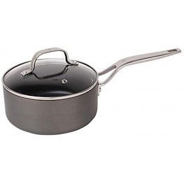 Swiss Diamond Hard Anodized Induction Compatible 2 Quart Saucepan with Lid by Swiss Diamond Oven and Dishwasher Safe Nonstick Cooking Pot 7 inch
