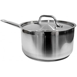 Update International SSP-2 Stainless Steel Sauce Pan with Cover 2-Quart silver