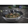 Kuhn Rikon Peak Oven-Safe Non-Stick Saute Pan with Glass Lid 11 inch 28 cm Silver