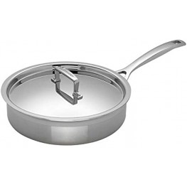 Le Creuset Tri-Ply Stainless Steel 3-Quart Covered Saute Pan
