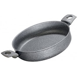 Moneta 3060228 Greystone 11.5-Inch 4.25-Quart Round Non-Stick Sauté Casserole Pan