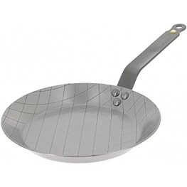 de Buyer Mineral B Steak Pan Nonstick Frying Pan Carbon and Stainless Steel Induction-ready 11"