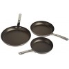 Farberware Kitchen Ease Nonstick Fry Pan Skillet Set 8 Inch 10 Inch and 11 Inch Black