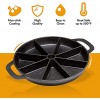 Pre-seasoned Cast Iron Wedge Cornbread Skillet 9 inch diameter Oven Safe Scone and Cornbread Pan for 8 Wedge Shaped Bakes
