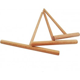 Crepe Spreader Sticks 3 Set | 3 Pieces [ 7" 5" 3.5" Inches Crepe Spreader Sticks ] Convenient Sizes to Fit Any Crepe Pan Maker | All Natural Handmade Beechwood T-Shape Construction