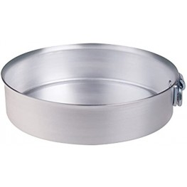 Pentole Agnelli Professional Aluminium 3 Mm. Cylindrical Pie Pan with Ring Diameter 22 cm.