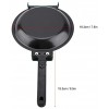 Double Side Non-stick Flip Frying Pan Fried Egg Pancake Maker Cooking &Handle S5