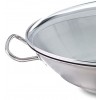 Fissler USA original profi-collection Stainless Steel Wok with Lid 14 in Silver