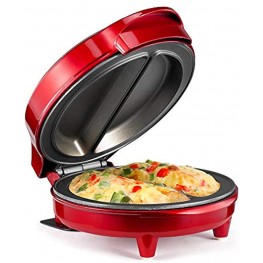 Holstein Housewares HH-0937012RM HH-0912500 Omelet Maker one-size Metallic Red