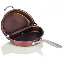 TECHEF Frittata and Omelette Pan Coated with New Teflon Select Non-Stick Coating PFOA Free Purple
