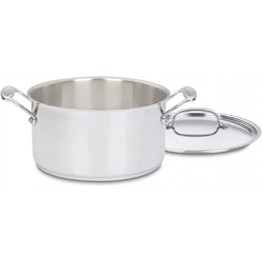 Cuisinart 744-24 Chef's Classic Stainless Stockpot with Cover 6-Quart,Silver