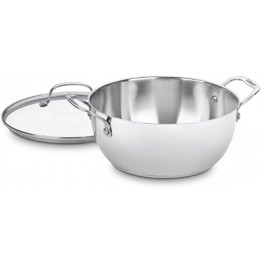 Cuisinart Chef's Classic Stainless 5-1 2-Quart Multi-Purpose Pot with Glass Cover