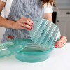 EcoKit FAMILY Microwave Collapsible Steamer Bowl Lid & Tray Insert Warp Proof 480 to Freezer Microwave Steamer for Vegetables BPA Free Dishwasher-Safe LFGB Certified Storage Containers