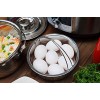Hatrigo Multi-Purpose Bowl Stackable Steamer Insert Pans for Pot in Pot with Handle Lid PIP Compatible with Instant Pot Accessories 6 qt 8 qt only Ninja Foodi Instapot Accessory 7.5 in x 4.5 in