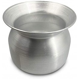 PANWA Sticky Rice Aluminum Cook Pot from Thailand Genuine Replacement Pot for Traditional Steamer Crock Family Size 8.67 Inch Standard Diameter 22 cm