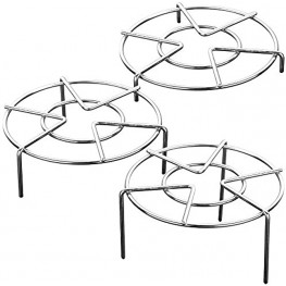 Set of 3 Stainless Steel Trivet Rack Stand SourceTon 3 Sizes Heavy Duty Pressure Cooker Steam Rack Steaming Rack Pot Pan Cooking Stand- 1.2 Inch 2 Inch 2.6 Inch