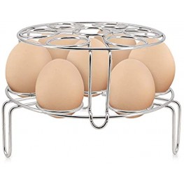 Stainless Steel Egg Steamer Rack,Stackable Steamer Trays 2 Pack Combo for Eggs and Food. Food Stainless Steamer Rack for Instant Pot Pressure Cooker Boiling Pot2 Pcs