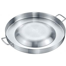 Concord Large Stainless Steel Convexed Comal Coza 21.25" Mexican Discada 21.25