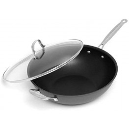 Cuisinart Chef's Classic Nonstick Hard-Anodized 12-1 2-Inch Stir Fry with Helper Handle and Cover