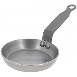 de Buyer Mineral B Egg Pan Nonstick Frying Pan Carbon and Stainless Steel Induction-ready 4.75"