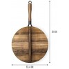 Goodful Carbon Steel Wok Hammered Pow Wok with Wooden Lid 13 Black
