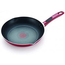 T-fal B0390764 Excite ProGlide Nonstick Thermo-Spot Heat Indicator Dishwasher Oven Safe Fry Pan Cookware 12-Inch Red