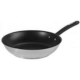 Tramontina Duo Fry Pan with Nonstick Interior Stainless Steel 12 inch 80154 065DS