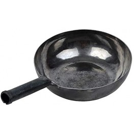ZhenSanHuan Chinese HandHammered Iron Woks and Stir Fry Pans Non-stick No Coating Induction Suitable 章丘铁锅，舌尖上的中国，A bite of China 28CM