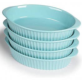 Blue Lasagna and Casserole Jemirry Oval Baking Dish Ceramic Bakeware Pan for Gratin Oven Cooking Dishes Au Gratin Pans