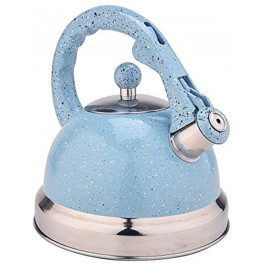 ARC Sky Blue Stove Top Tea kettle Food Grade Stove Tea Pot with Heat Resistance Handle Anti-Rust and Loud Whistling Stainless Steel Tea kettle for stove top 2.64 Quart 2.5L